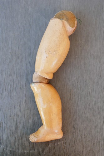 Puppenbein mit gelenk holz - puppenbein, /